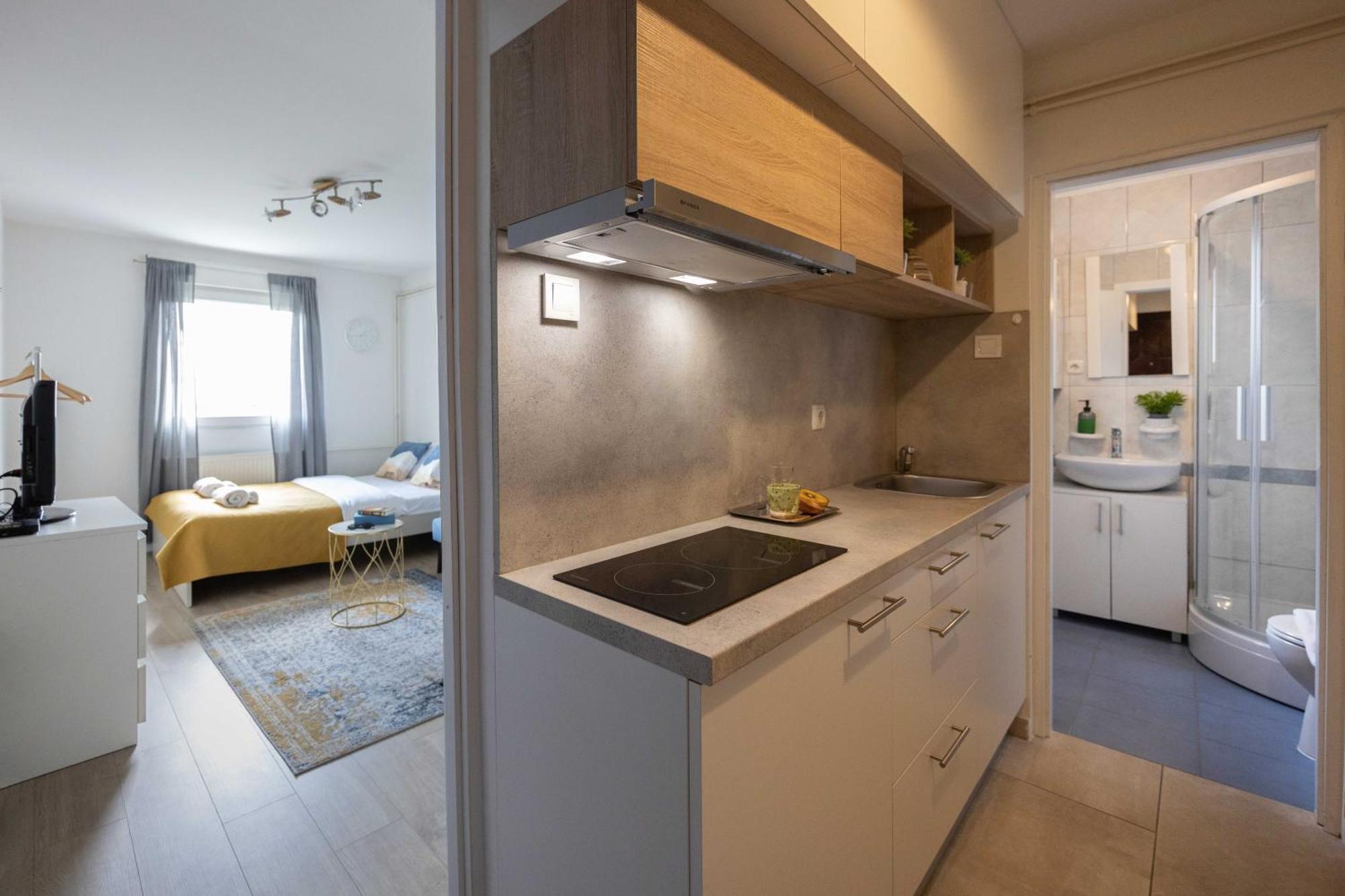Modern Studio Near City Center Zagreb Buitenkant foto