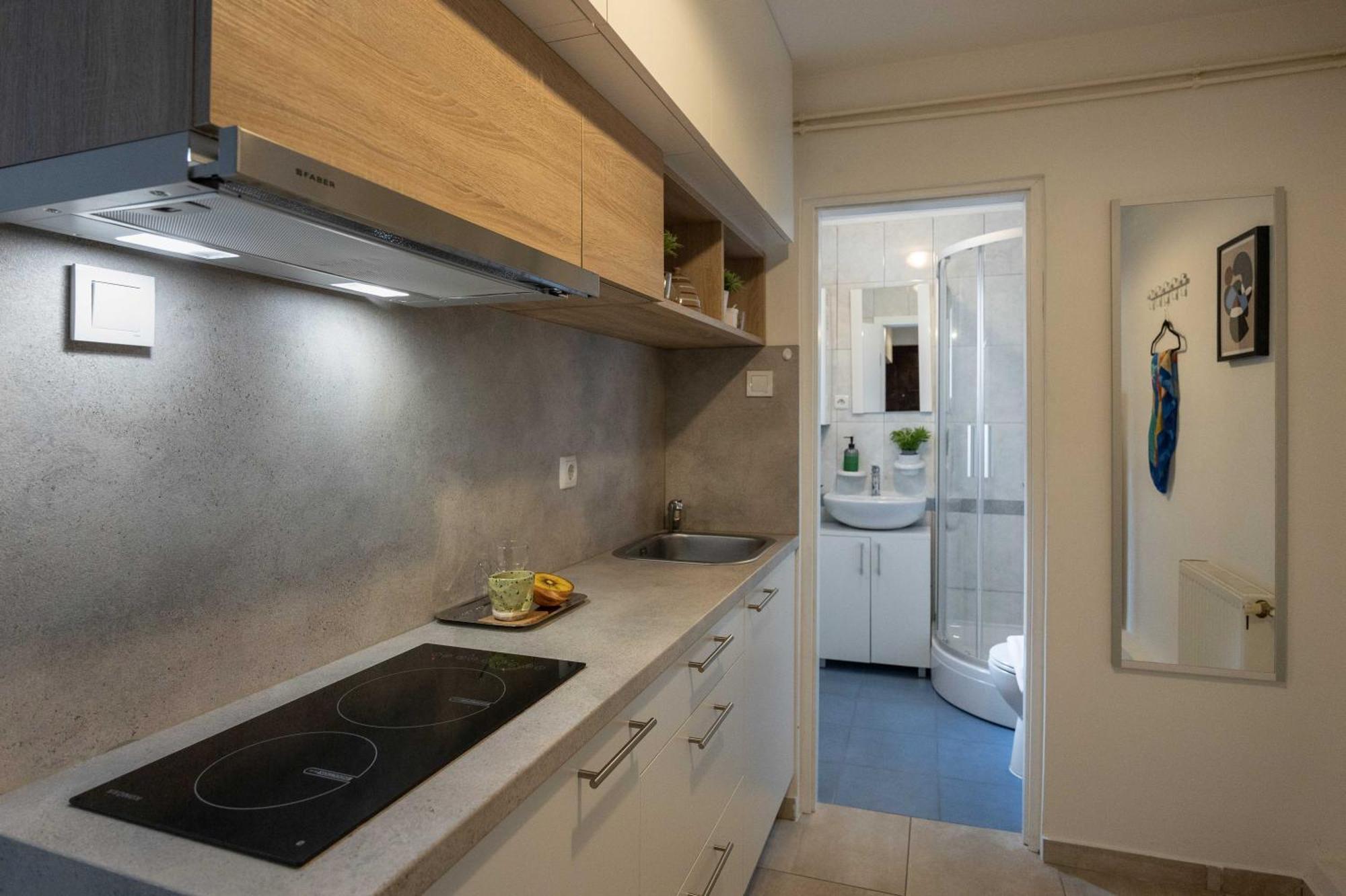 Modern Studio Near City Center Zagreb Buitenkant foto